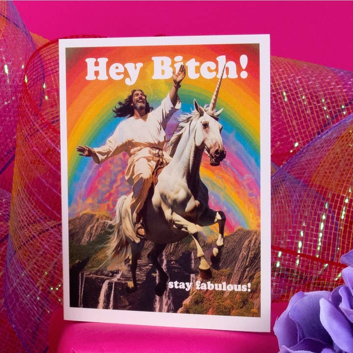 offensivedelightful - Wholesale Birthday Card - JESUS BITCH stay fabulous! birthday card2