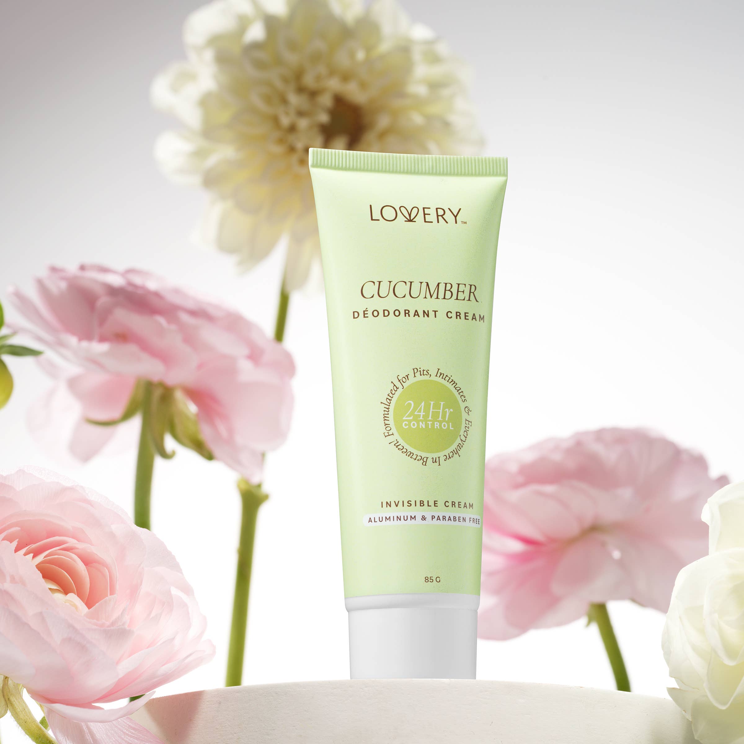Lovery - Wholesale Deodorant - Unisex - Cucumber Scented Whole Body Deodorant Cream, 24 Hour Control2