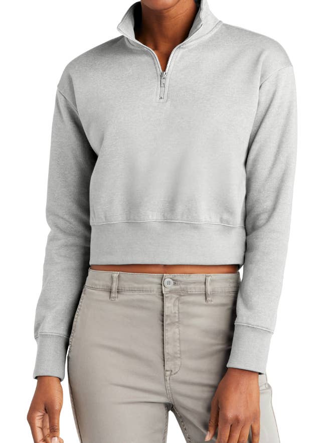 Fashion Within Boutique - Wholesale Sweatshirt - Women's - Custom Embroidery Pocket Name Fleece Quarter Zip3