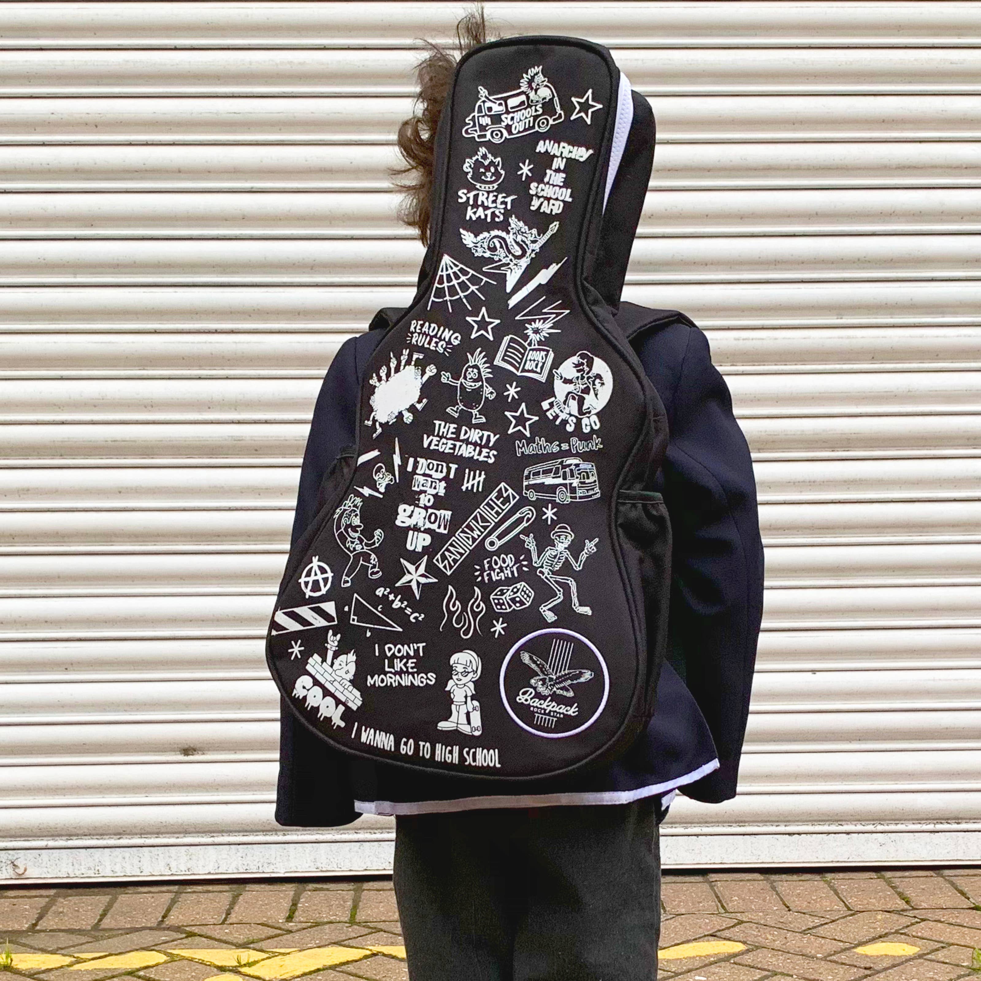 Luckies of London - Wholesale Backpack - Kids - Rockstar Guitar Backpack1