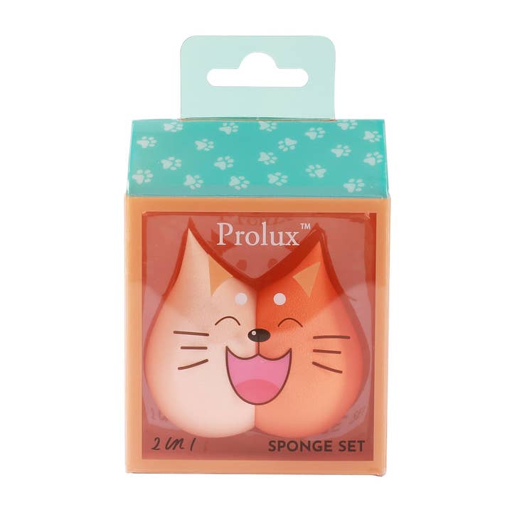 VIAI Beauty - Wholesale Makeup Sponge/Blender - 2 in 1 Cat Sponge Set2