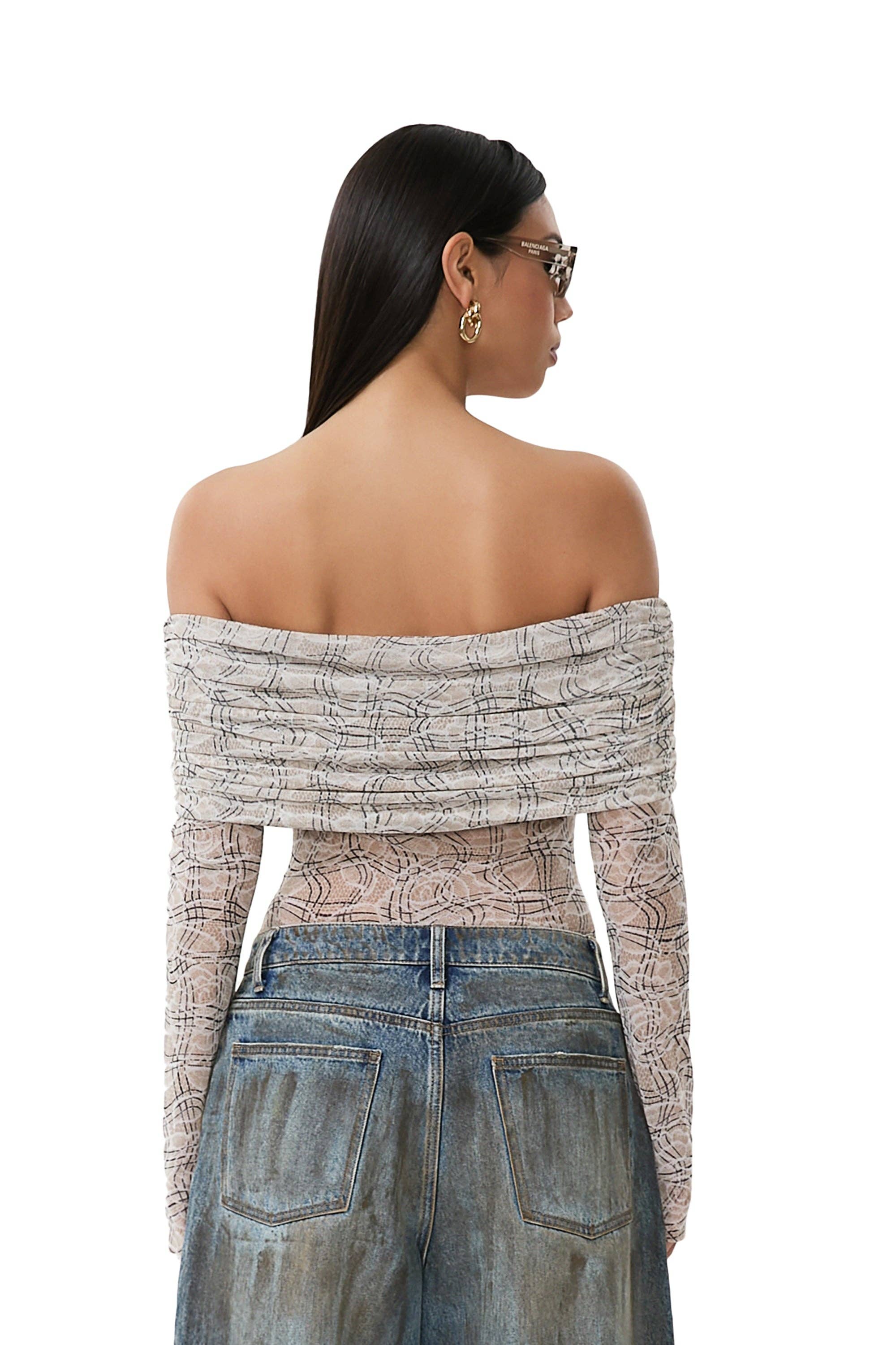 Lilith Top - Lace Plaid for wholesale on Faire6