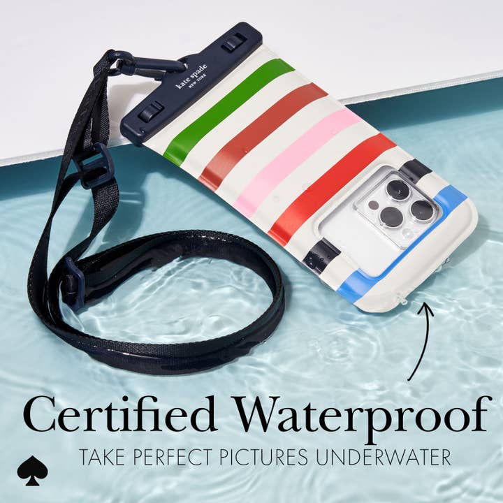Case-Mate - Wholesale Backpack - Women's - kate spade new york Waterproof Pouch Stripe
