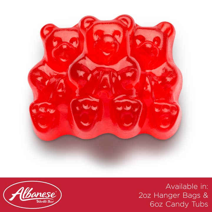 Wild Cherry Bears By Albanese for wholesale by Candy Supply Co