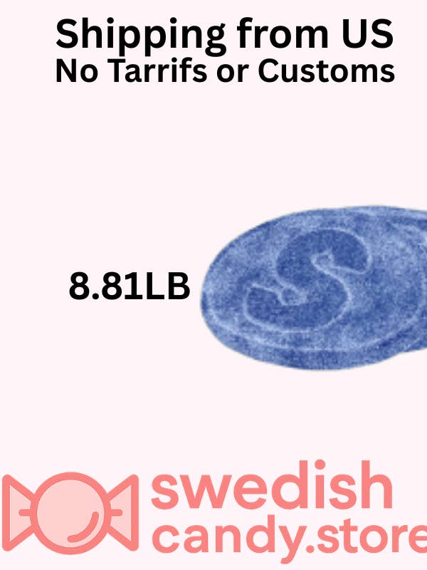 S Marke Sour Blue Raspberry Vegan 8.81LB Doces Suecos por atacado de Swedishcandy.store US