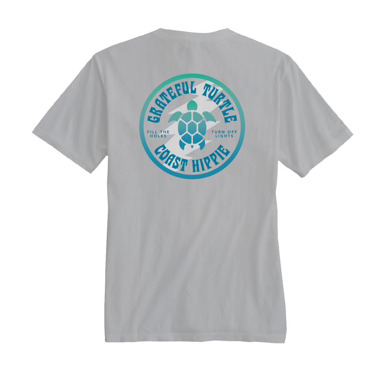 Coast Hippie - Wholesale Screen Printed T-Shirt - Unisex - Grateful Turtle2