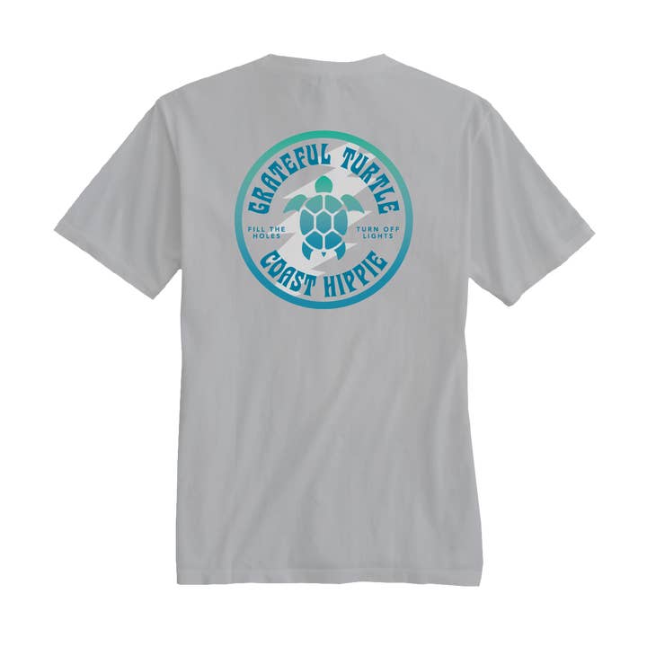 Coast Hippie - Wholesale Screen Printed T-Shirt - Unisex - Grateful Turtle2