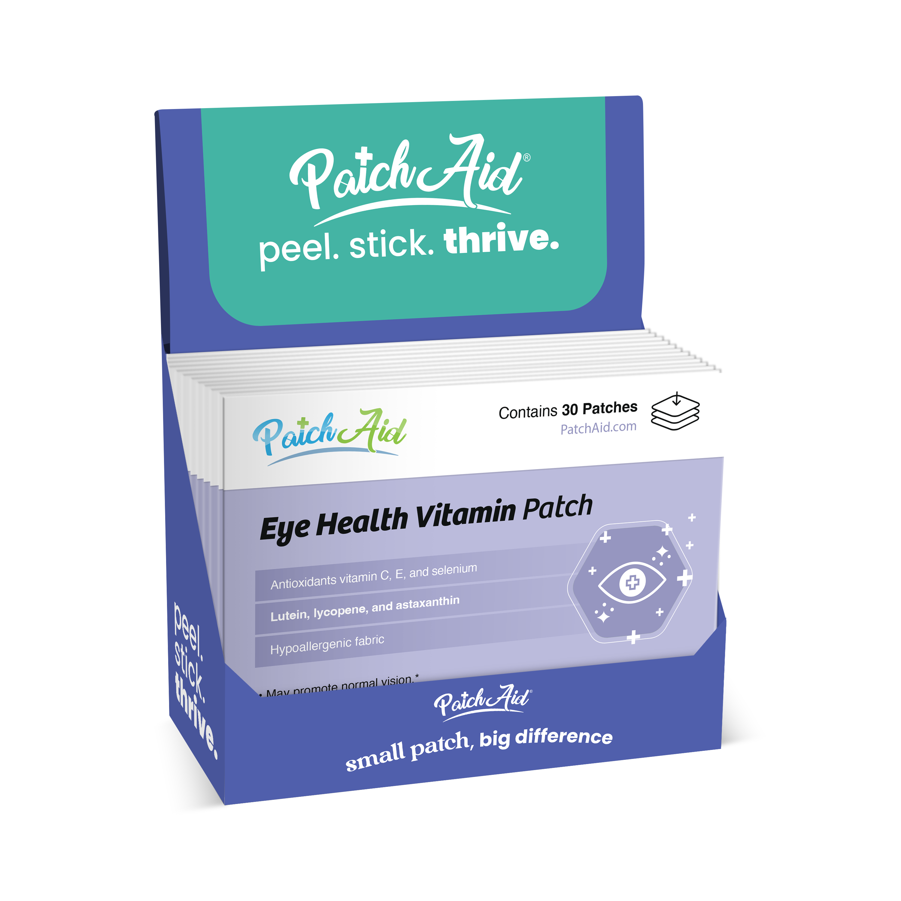 PatchAid - Wholesale Oral Supplement/Vitamin - Eye Health Vitamin Patch - Vision Support & Antioxidants0