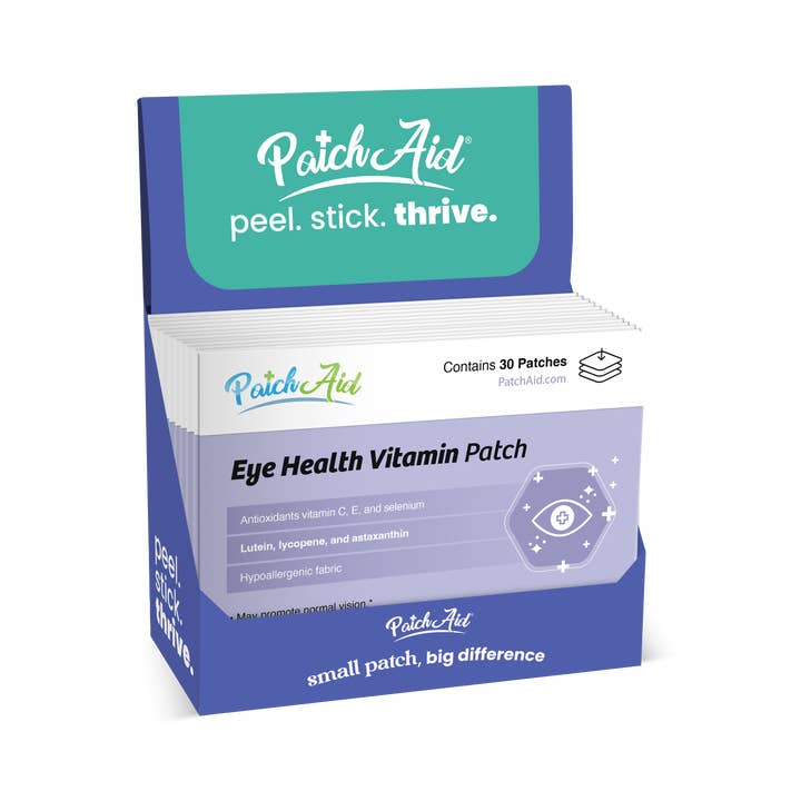 PatchAid - Wholesale Oral Supplement/Vitamin - Eye Health Vitamin Patch - Vision Support & Antioxidants