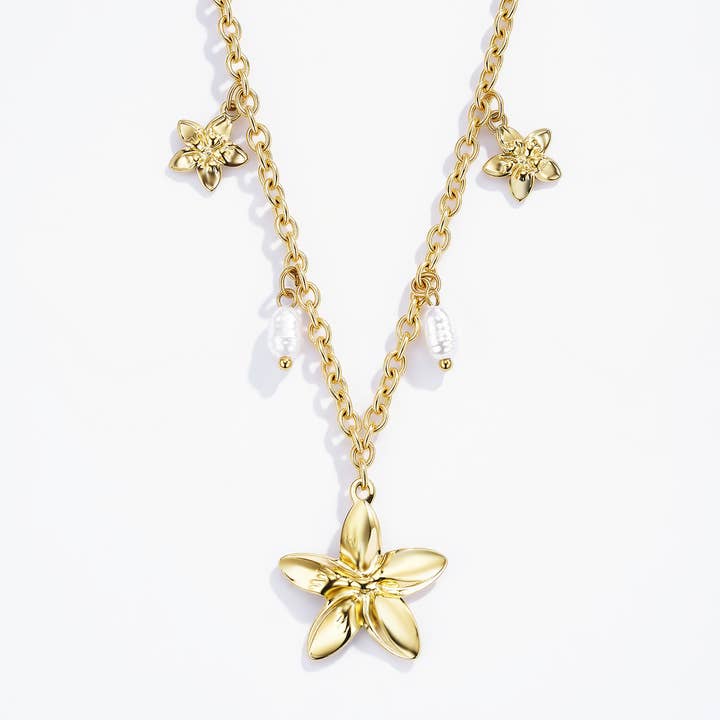 Gold Stainless steel necklaces 224RX68 for wholesale on Faire2