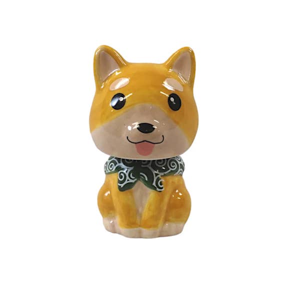 Urban Tokyo - Vente Figurine décorative - Tête à pompon Shiba Inu de 3 pouces