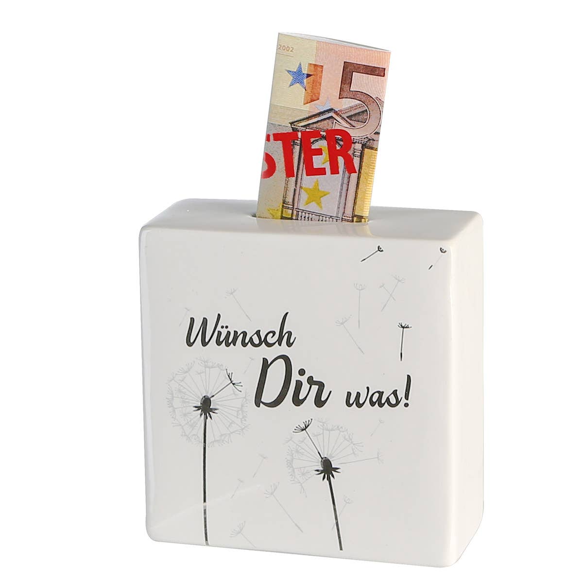 Gilde Handwerk Macrander GmbH & Co. KG – wholesale Money/piggy bank – Ceramic Dandelion Money Box VE 60