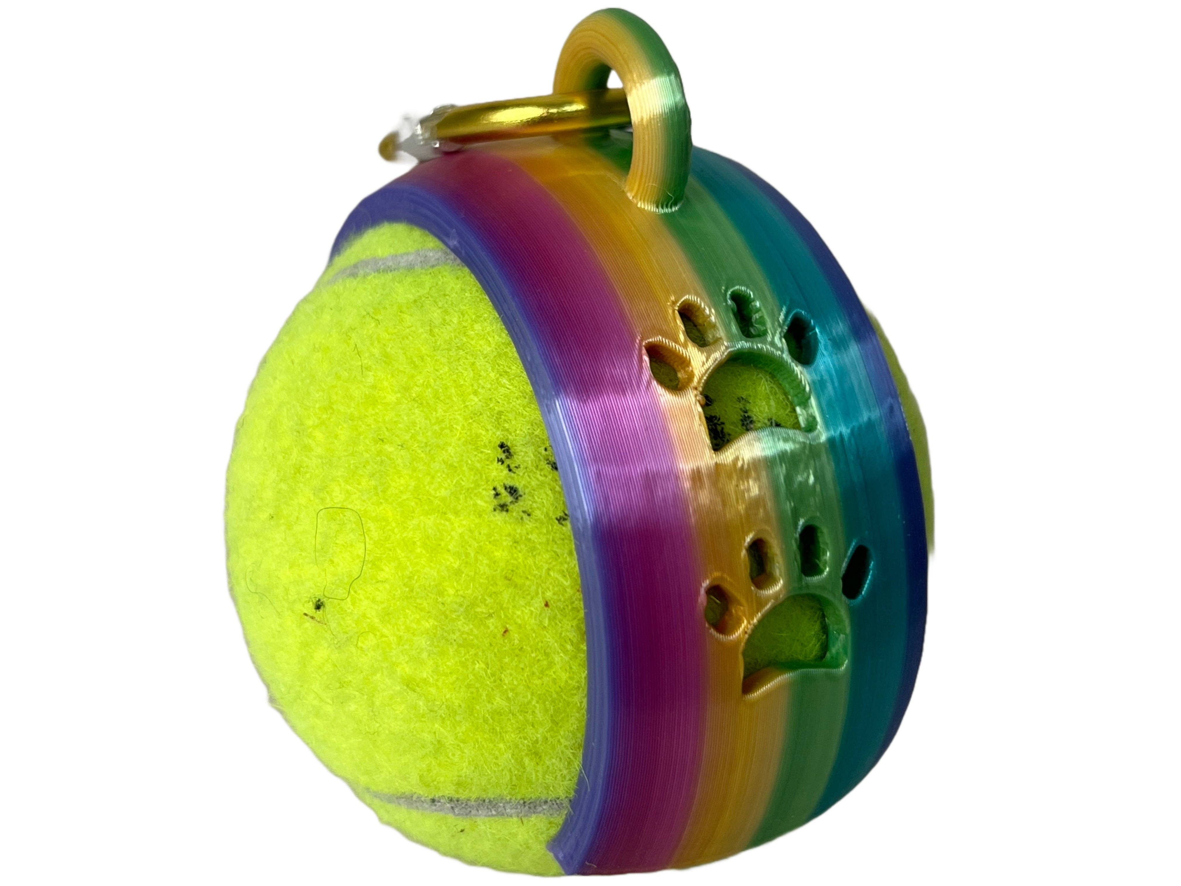 Best Friend Supplies Co - Wholesale Pet Fetch Ball - Dog - Rainbow 3D Printed Tennis Ball Holder3