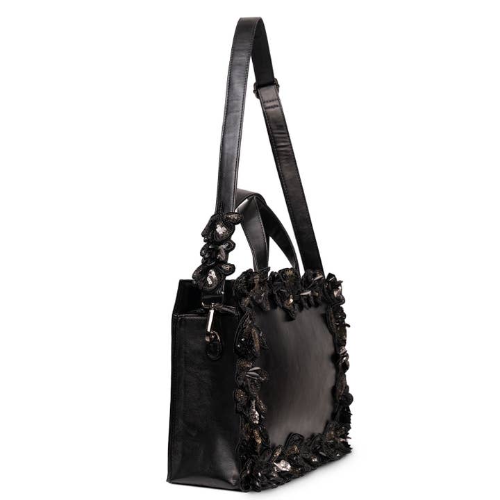 Simitri - Wholesale Tote Bag - Women's - Midnight Bloom Tote2