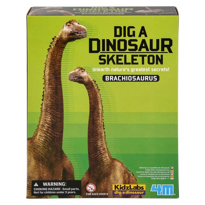 The Toy Network - Wholesale Toy Set - Kids - KidzLabs /Dig A Dinosaur Skeleton/Brachiosaurus