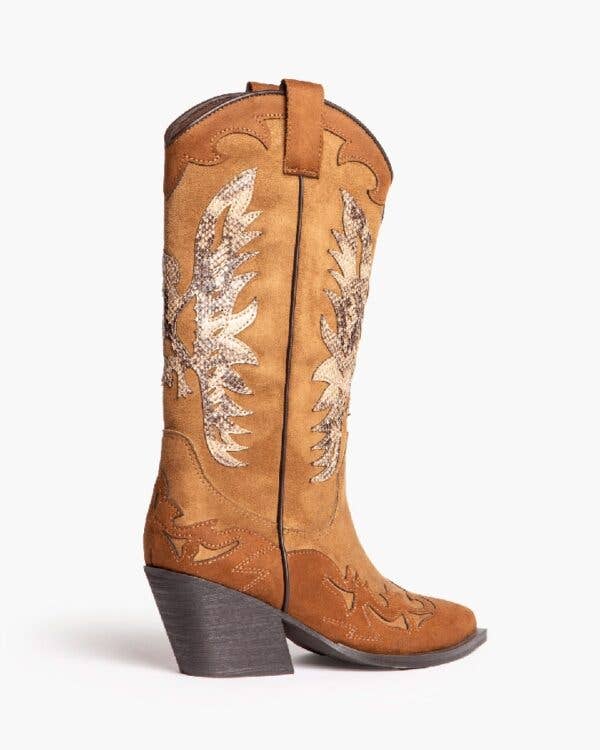 SWEET MAGIC MODA Y COMPLEMENTOS - Vente Bottes – femme - Bottes style cowboy en similicuir9