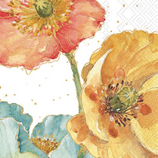 Boston International - Wholesale Disposable Napkin - Paper Guest Towels 16 ct Spring Softies Cream