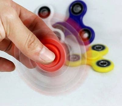 AICase - Wholesale Fidget Toy - Kids - 100X Hand Sprinner Tri Fidget Stell Ball Desk Toy EDC Finger Gyro for KIds and Adult6