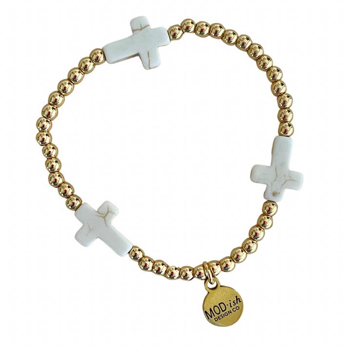 London Cross Bracelet for wholesale by MODish Design Co