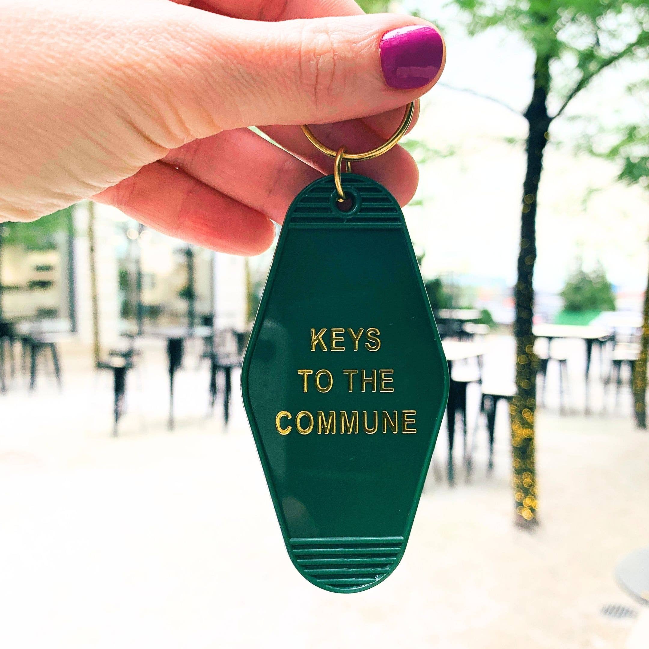 GetBullish - Wholesale Keychain - Unisex - Keys to the Commune Motel Style Keychain3
