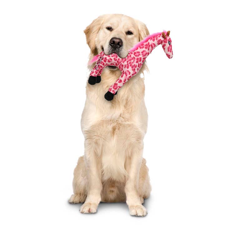 Tuffy Dog Toys - VIP Products - Wholesale Pet Squeaky Toy - Dog - Mighty Safari Pink Giraffe, Plush, Squeaky Dog Toy5
