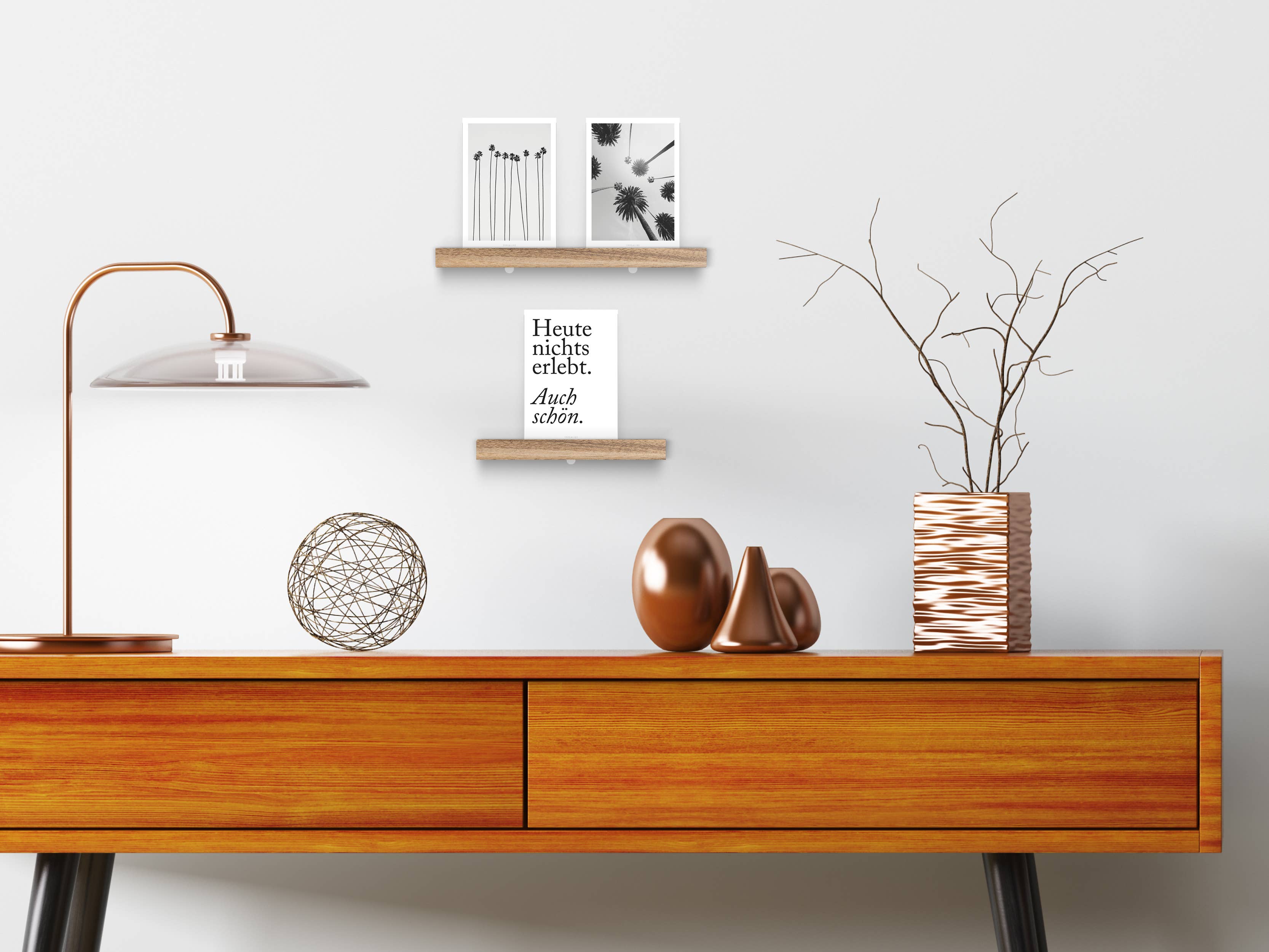 typealive - Vendita all'ingrosso Mensole portafoto - Fascia porta cartoline in rovere (diversi formati)2