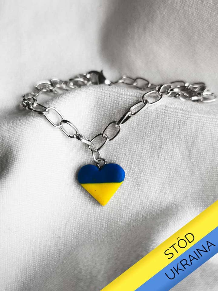 Pulseira Coração Ukraine por atacado de Jewelry by Moette