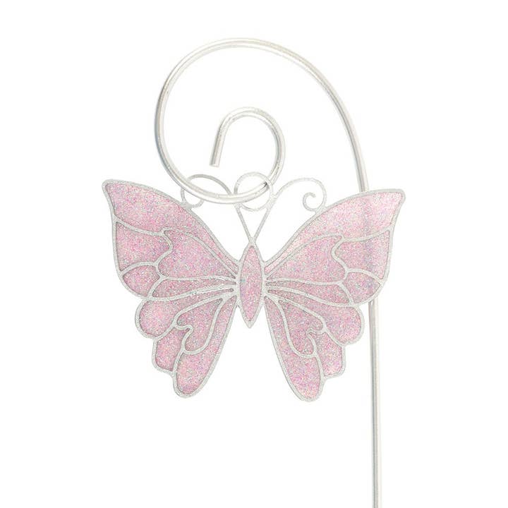 WONDER IMPORTS AUSTRALIA - Wholesale Retailer display – Home & Living - Set of 12 White Butterfly Suncatcher Stakes in Display2