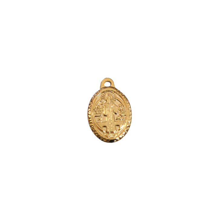 18K Gold Filled St Benedict Medal, Religious Medal, Catholic Jewelry, Religious Gift, Cross Pendant, Cross Charm, Religious Jewelry, Bulk Charms and other Purchase Wholesale st benedict medals. Free Returns & Net 60 Terms on Faire trending on Faire.