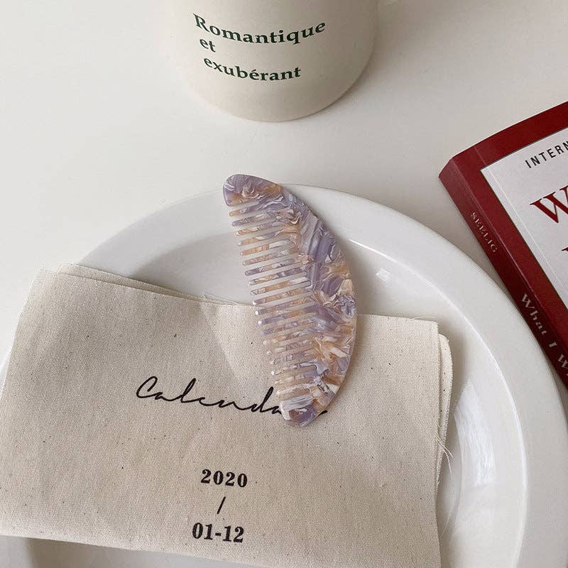 WEST AUSSIE SUPPLIES - Wholesale Hair Brush/Comb - Hairzy - Acetate Colorful Comb Handheld3