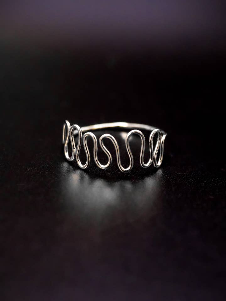 Bague Diadème, Argent Sterling pour la vente par Hannah Naomi