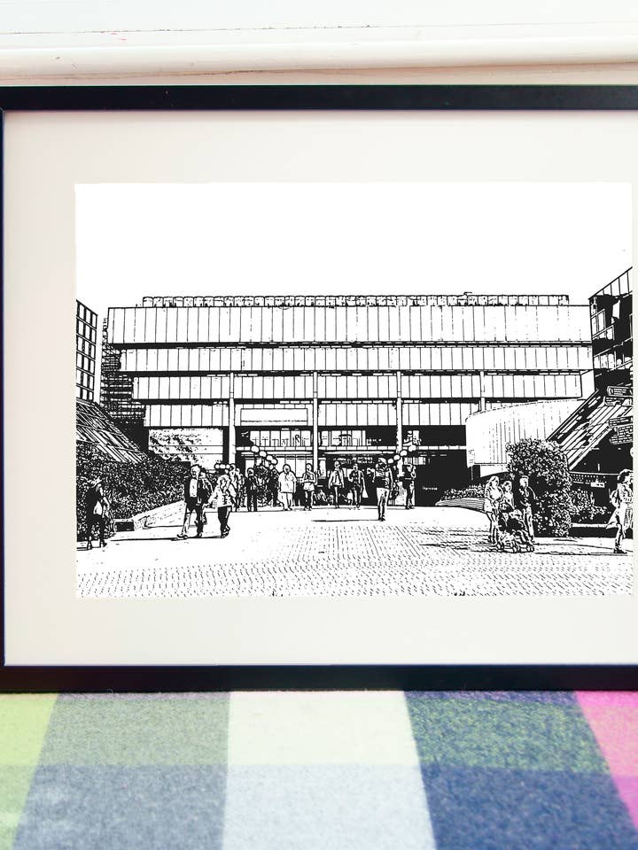 Reproducción de arte de Paradise Place Birmingham para venta al por mayor de Barmy Brummie