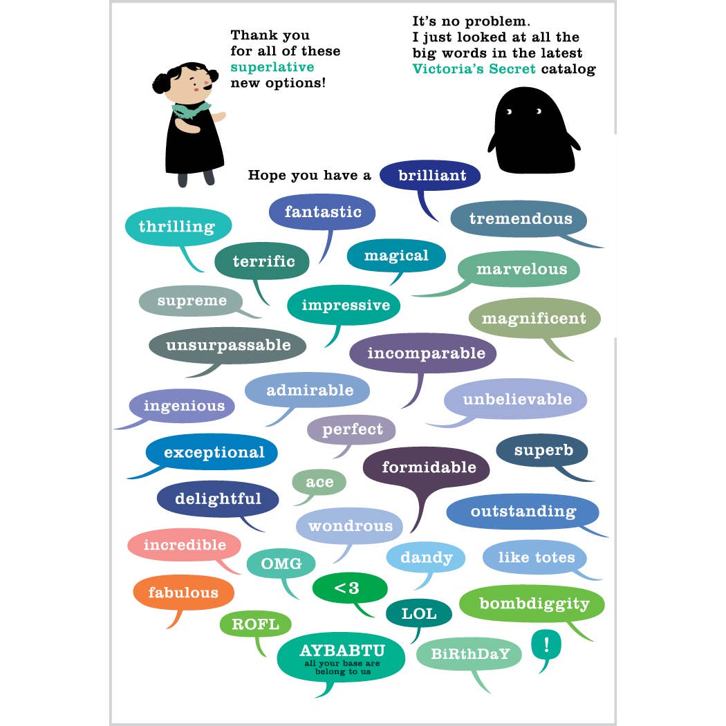 Fomato - Venta al por mayor Tarjetas de cumpleaños - Sinónimos para tarjeta de cumpleaños increíble3