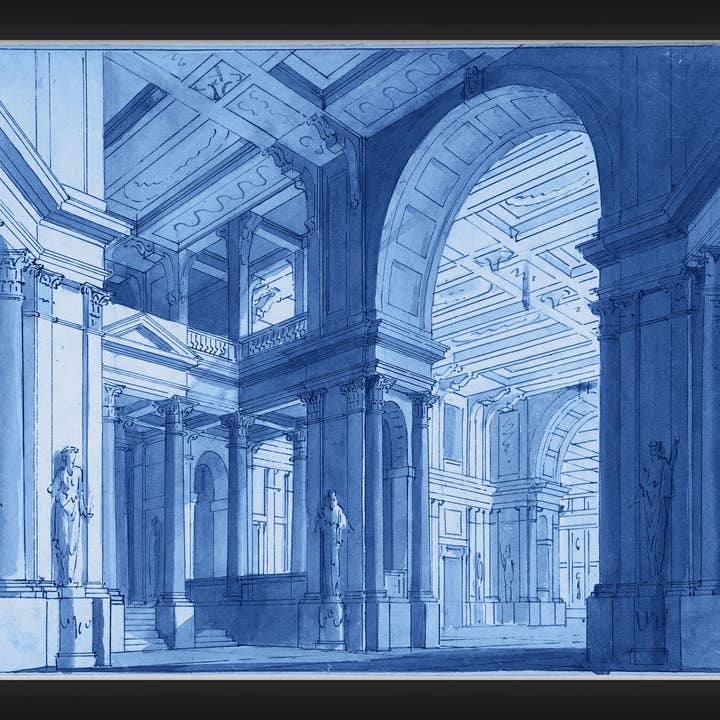 Blue 18'' x 20'' Framed Wall Art for wholesale by PTM Images