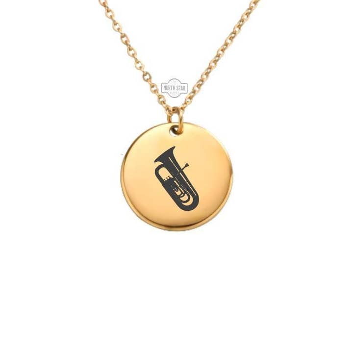 North Star Rustics Too - Wholesale Pendant/Charm Necklace - Tuba Necklace Brass Instrument Charm Personalized Music Gift3