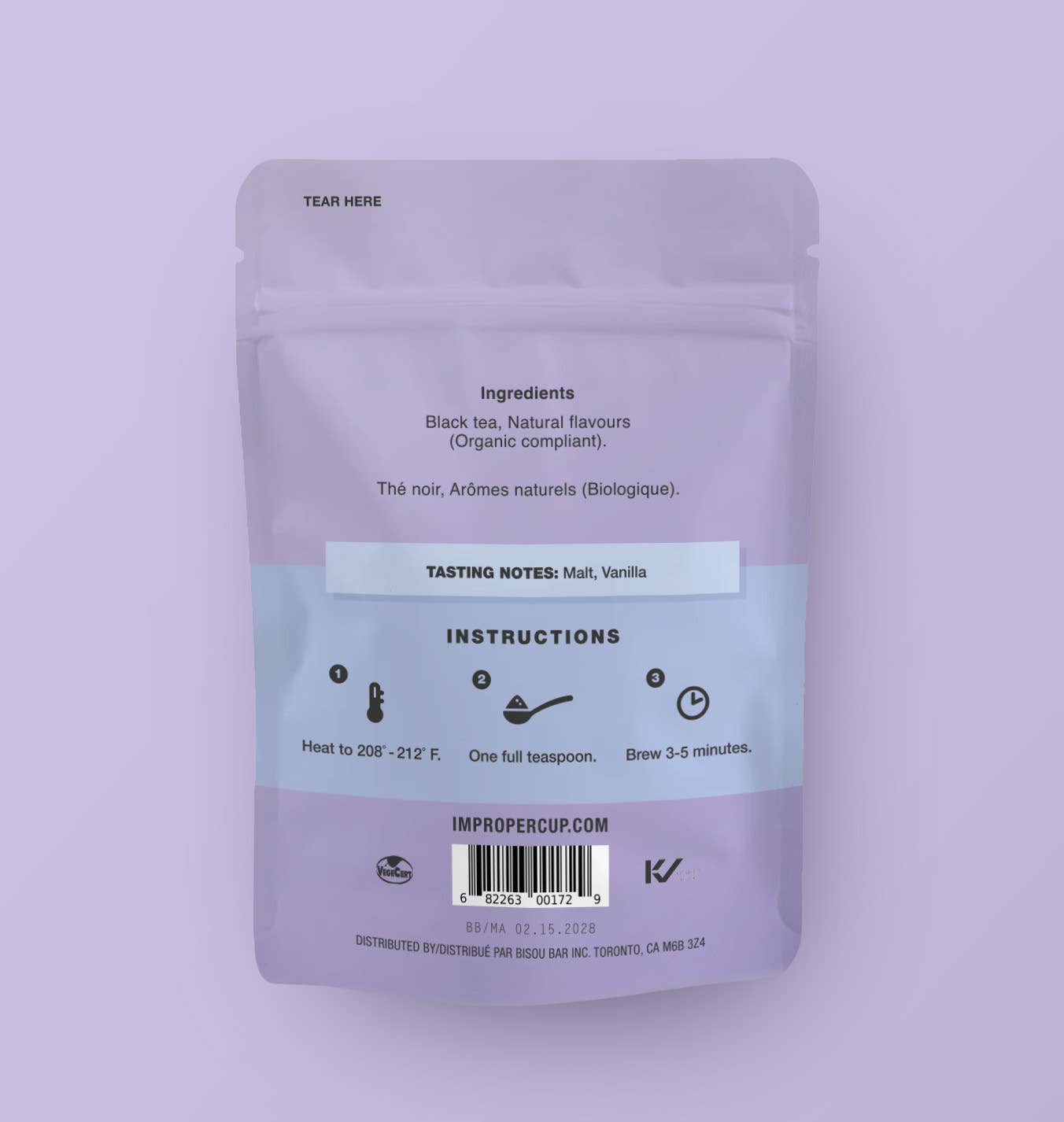 Improper Co. (No duties | Ships from CAN/USA) – Großhandel Loser Tee – 50 Shades of Earl Grey Tee1