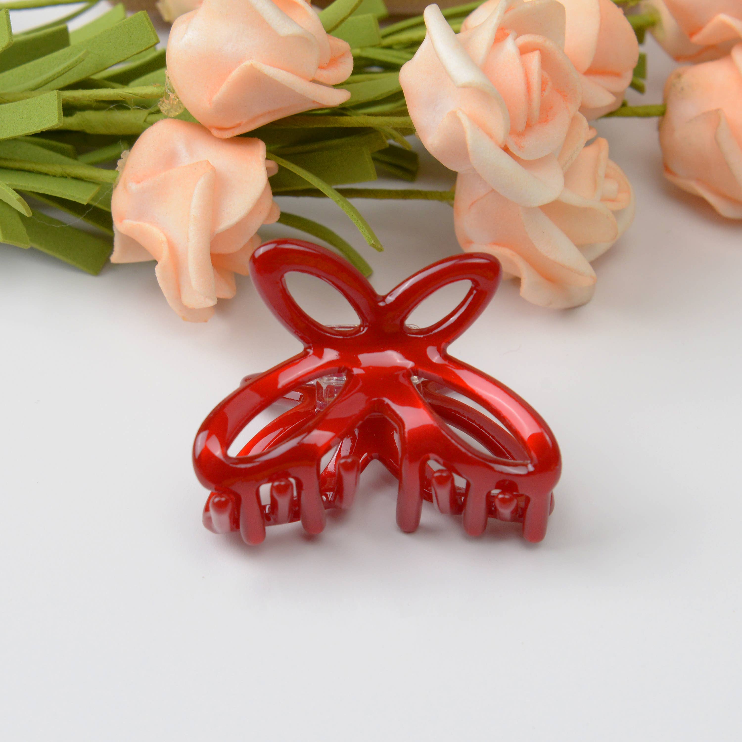 TheDivaSoap – wholesale Hårklämma - Dam – Ihålig fjäril hår klo klämma1