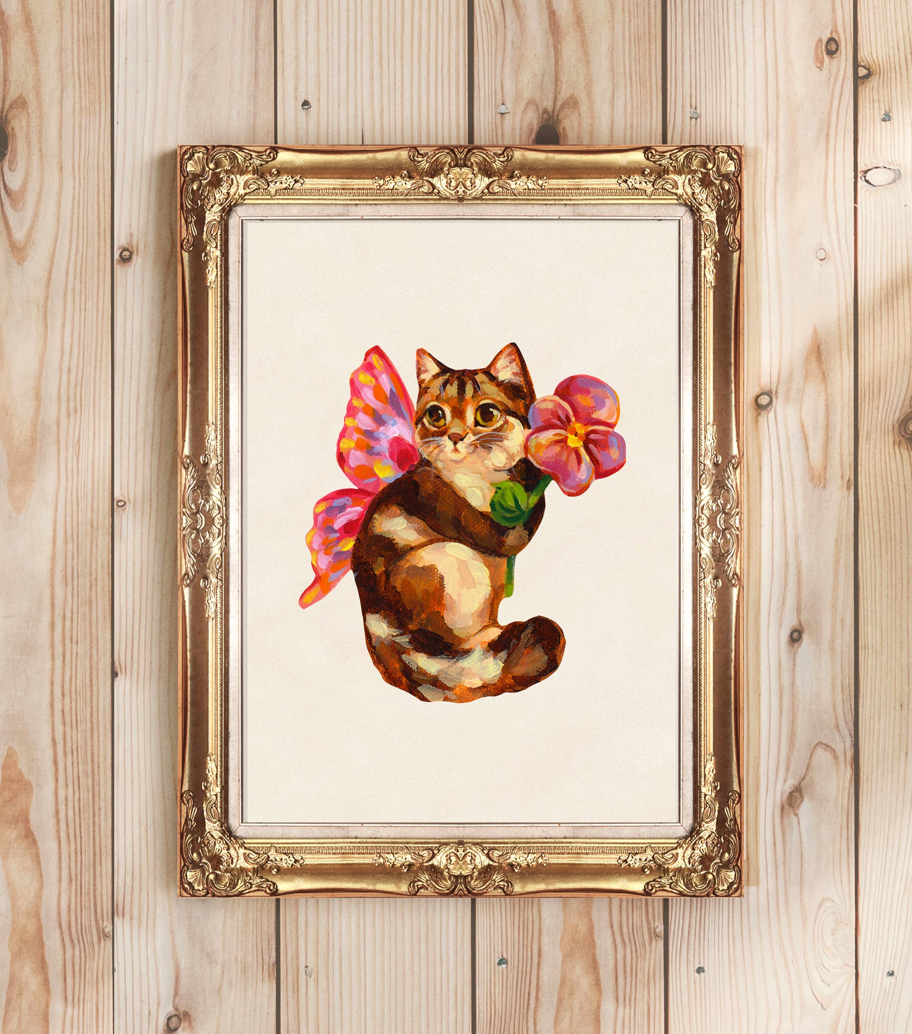 Doro Marcello - Wholesale Art Print - Fairy Cat Art Print | 5x7'' | Cute Whimsical Animal Wall Art2
