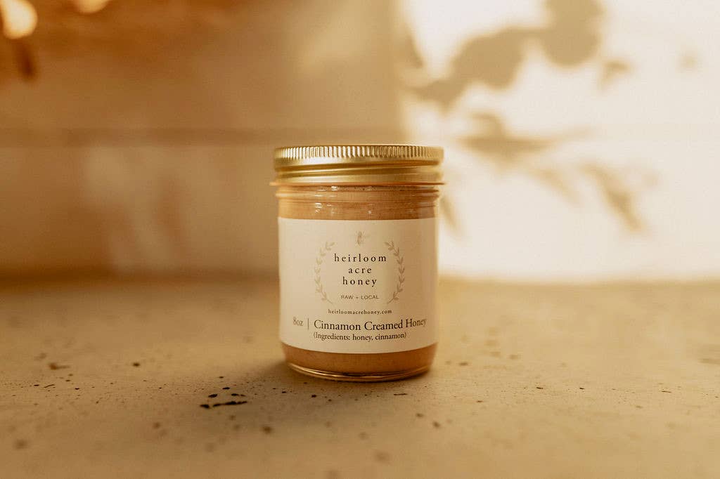 Heirloom Acre Honey - Wholesale Honey - Creamed Spreadable Honey 8oz 6