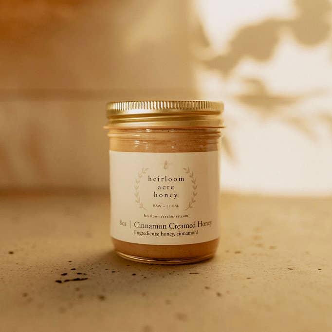 Heirloom Acre Honey - Wholesale Honey - Creamed Spreadable Honey 8oz 6