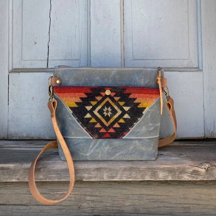 Glacier Lily Tote - featuring Pendleton® Wool for wholesale by Lark & Moon