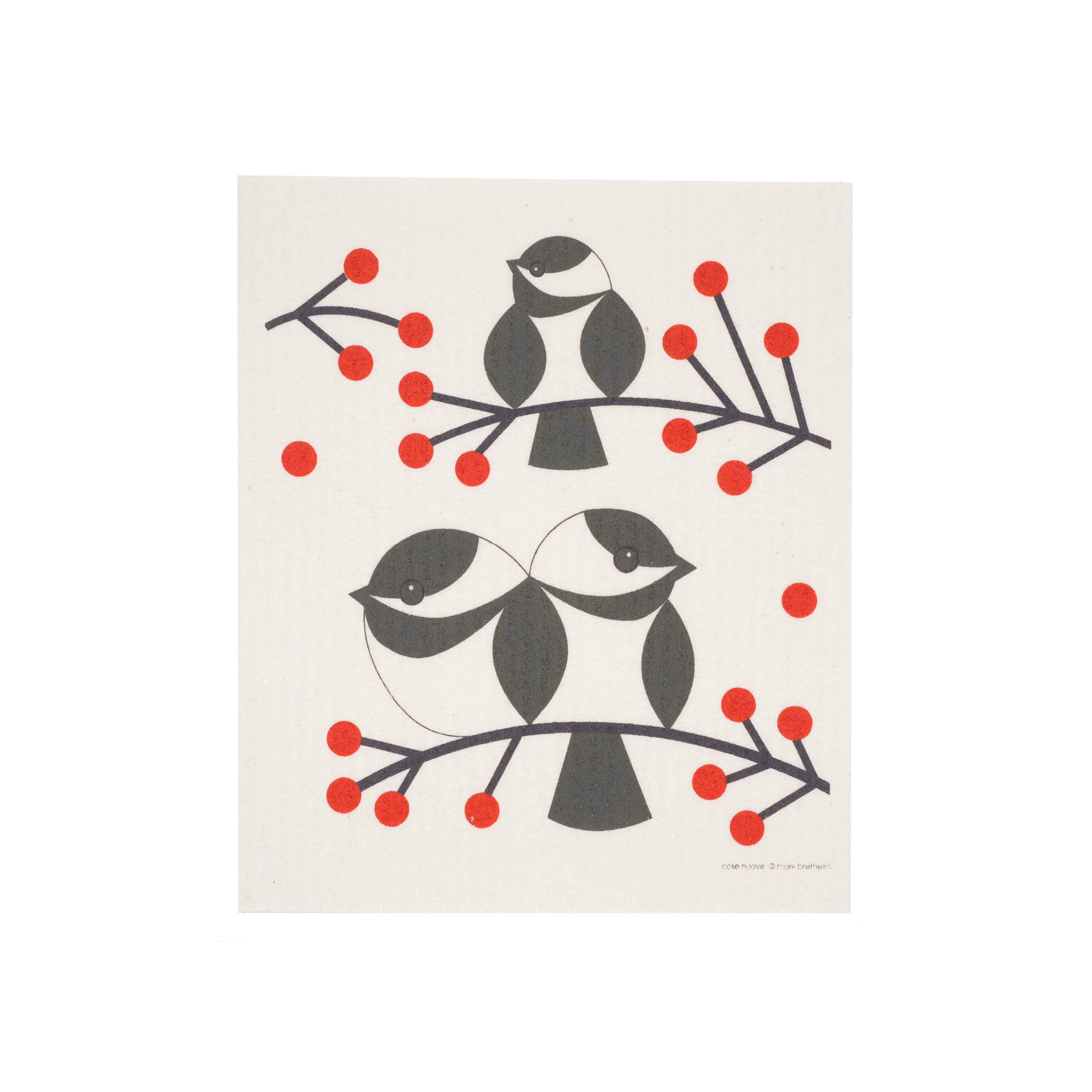 Cose Nuove - Wholesale Dishcloth - Swedish Dishcloth - Chickadee