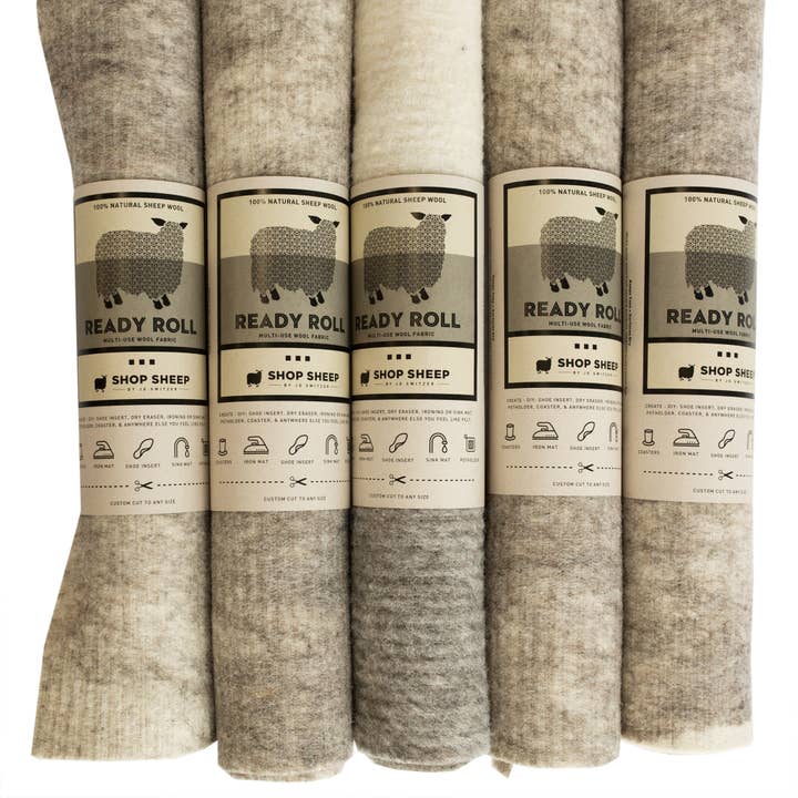 SHOP SHEEP by JG SWITZER - Wholesale Craft Supplies - Ready Roll - Felted Wool Fabric