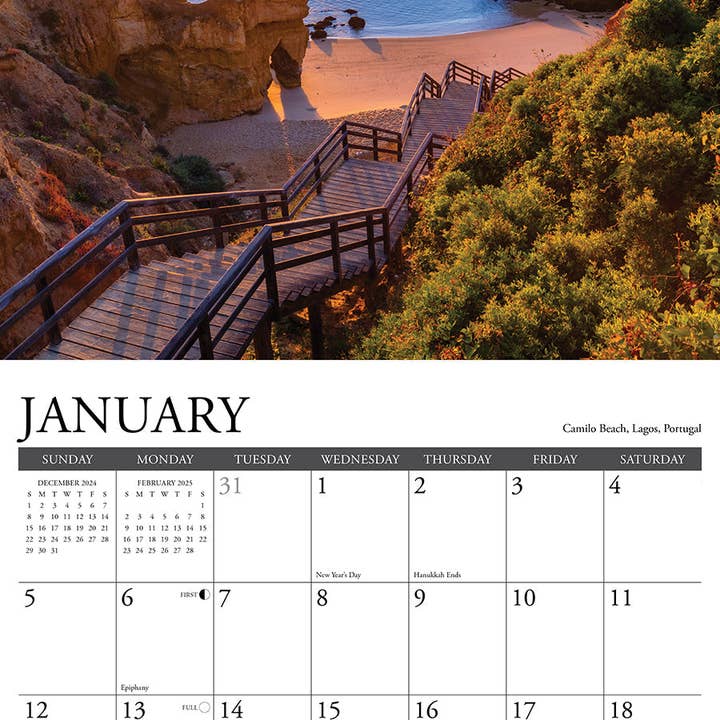 Willow Creek Press & Gifts - Wholesale Calendar - Sunrise, Sunset 2025 Wall Calendar