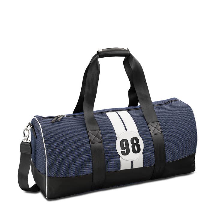 E2R PARIS - Wholesale Weekender Bag - Unisex - Riccardo BB98 unisex blue eco-responsible travel bag