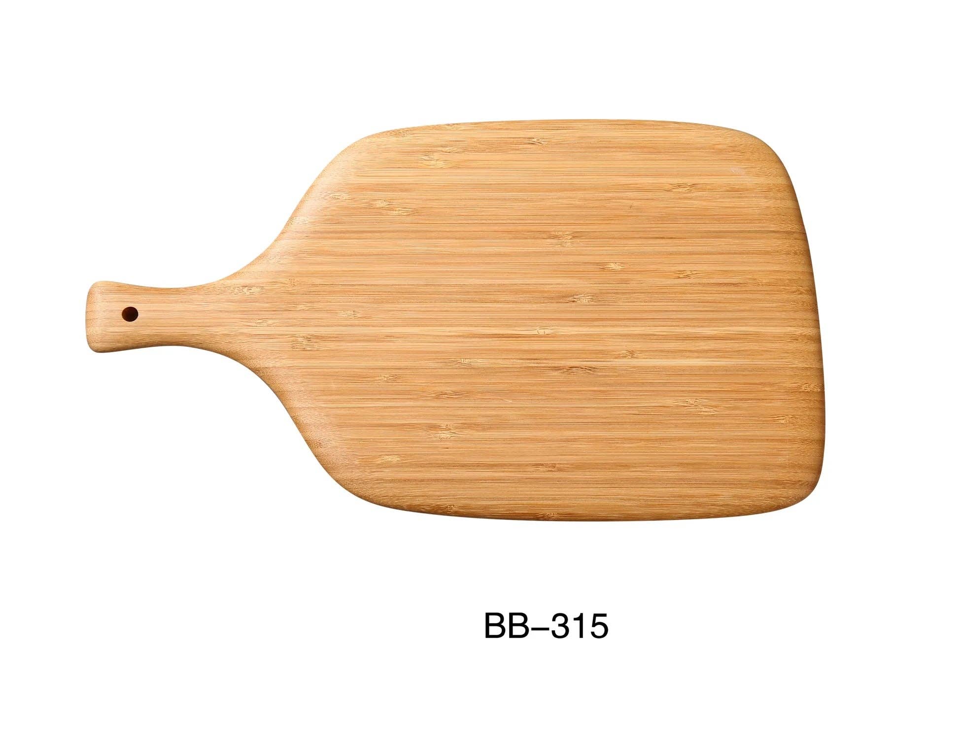 EcoQuality - Wholesale Cutting Board - 15" x 8 1/4" x 3/4" Paddle Board Bamboo