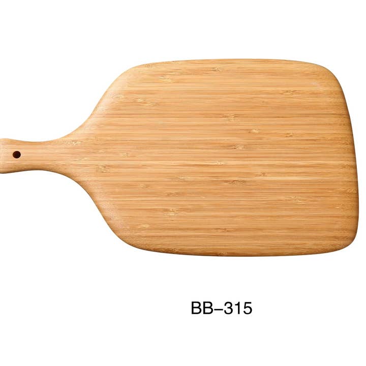 EcoQuality - Wholesale Cutting Board - 15" x 8 1/4" x 3/4" Paddle Board Bamboo0