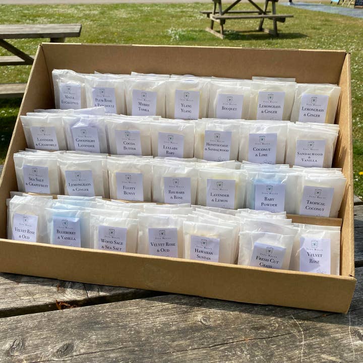 Wax Melt Bars 20g Biodegradable Packaging for wholesale by Ivys Melts