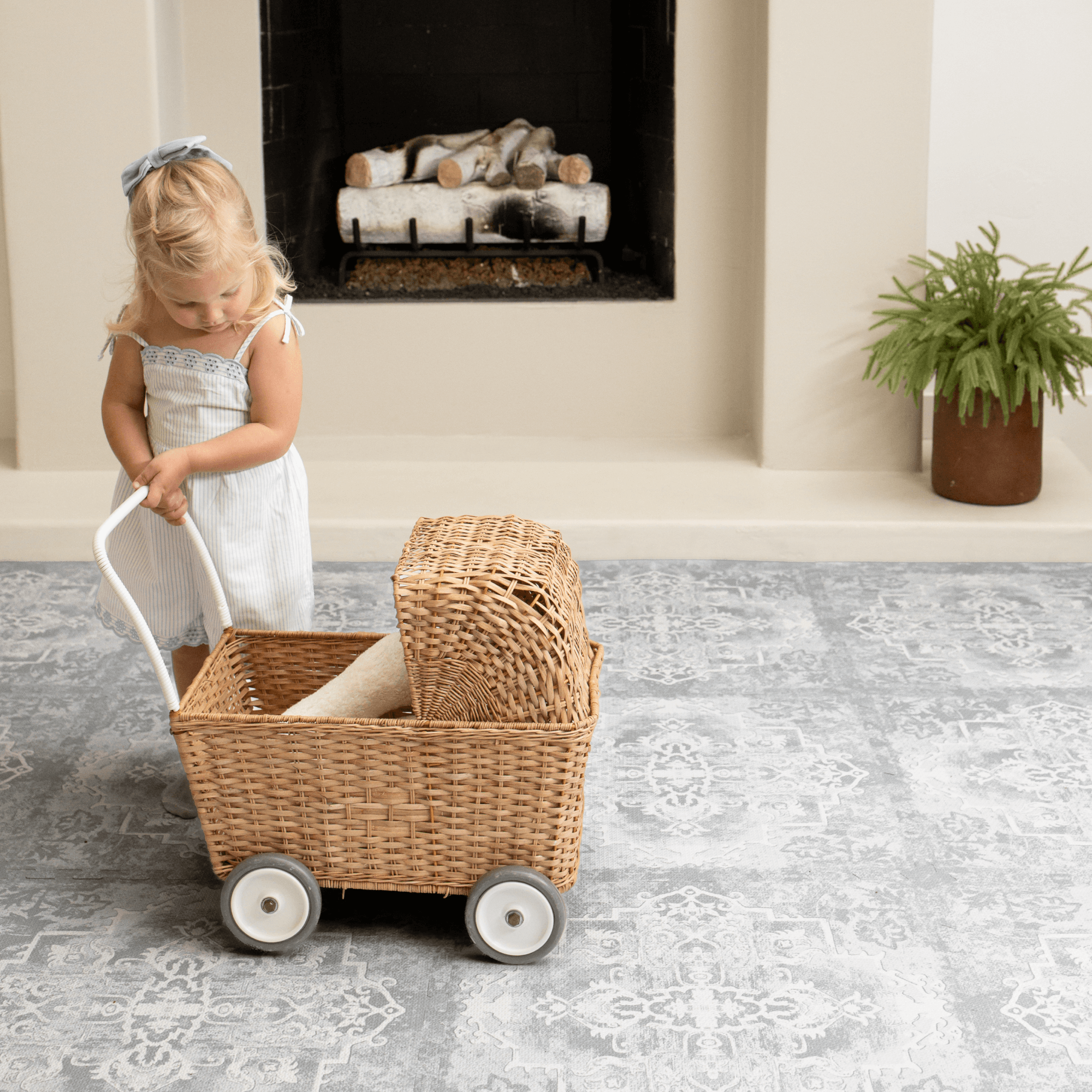 Toddlekind - Wholesale Play Mat - Kids & Baby - Haven Playmat | Parisa - Pearl Blue5