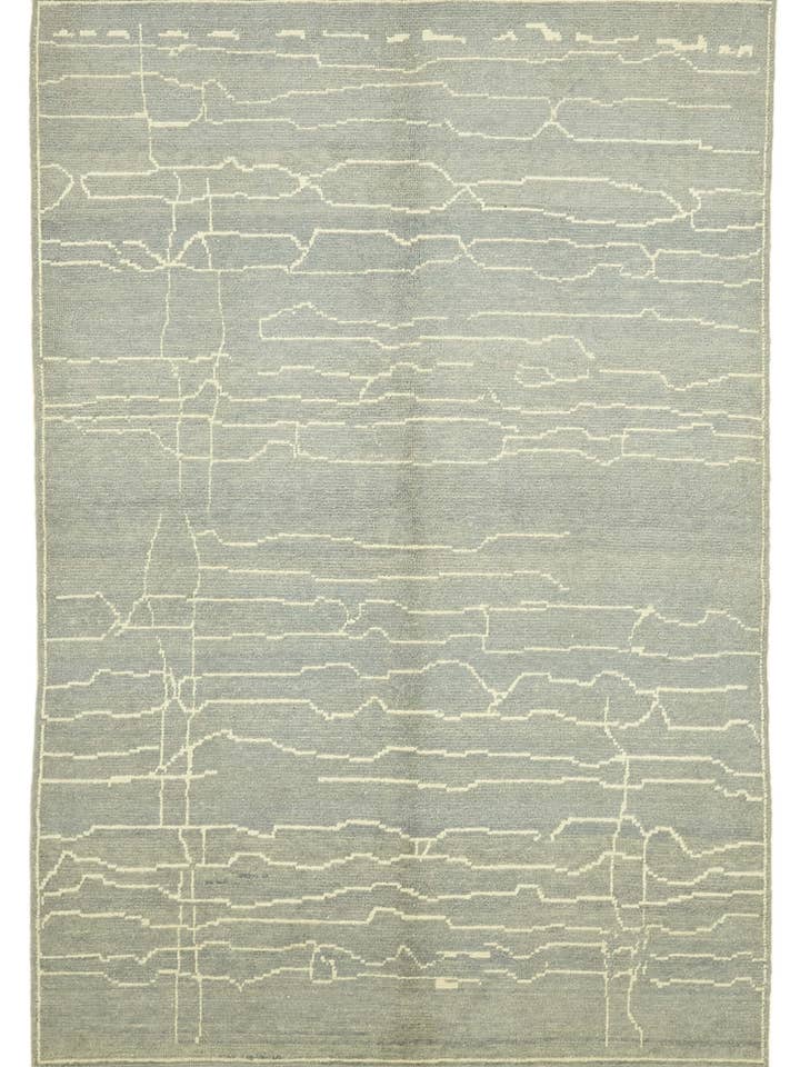 7x10 Blå Marockansk Matta - 39720 för wholesale av RUG N CARPET